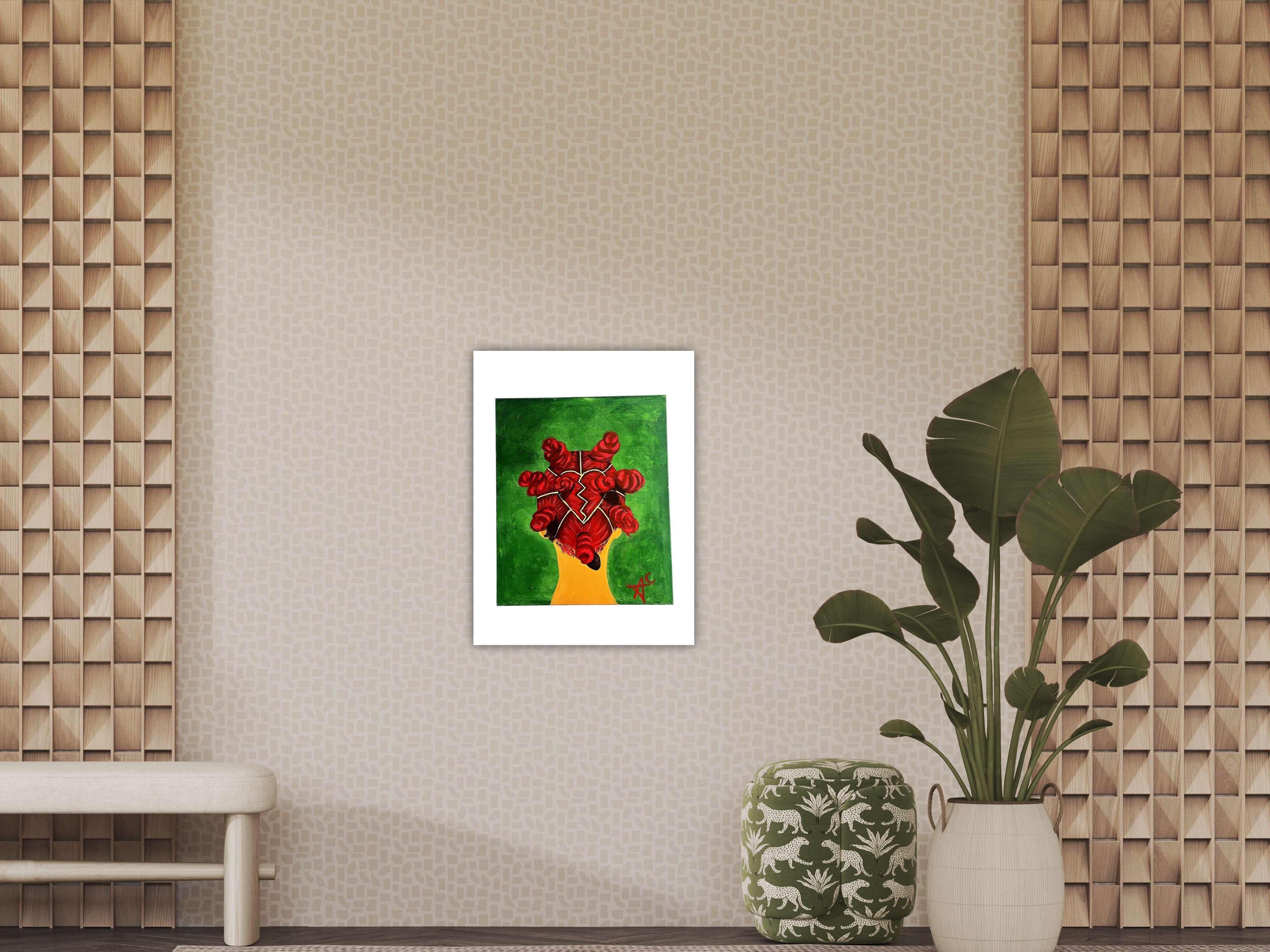 “Will Knot Be Broken Hearted” 20x24 Canvas by Farasha A.C.