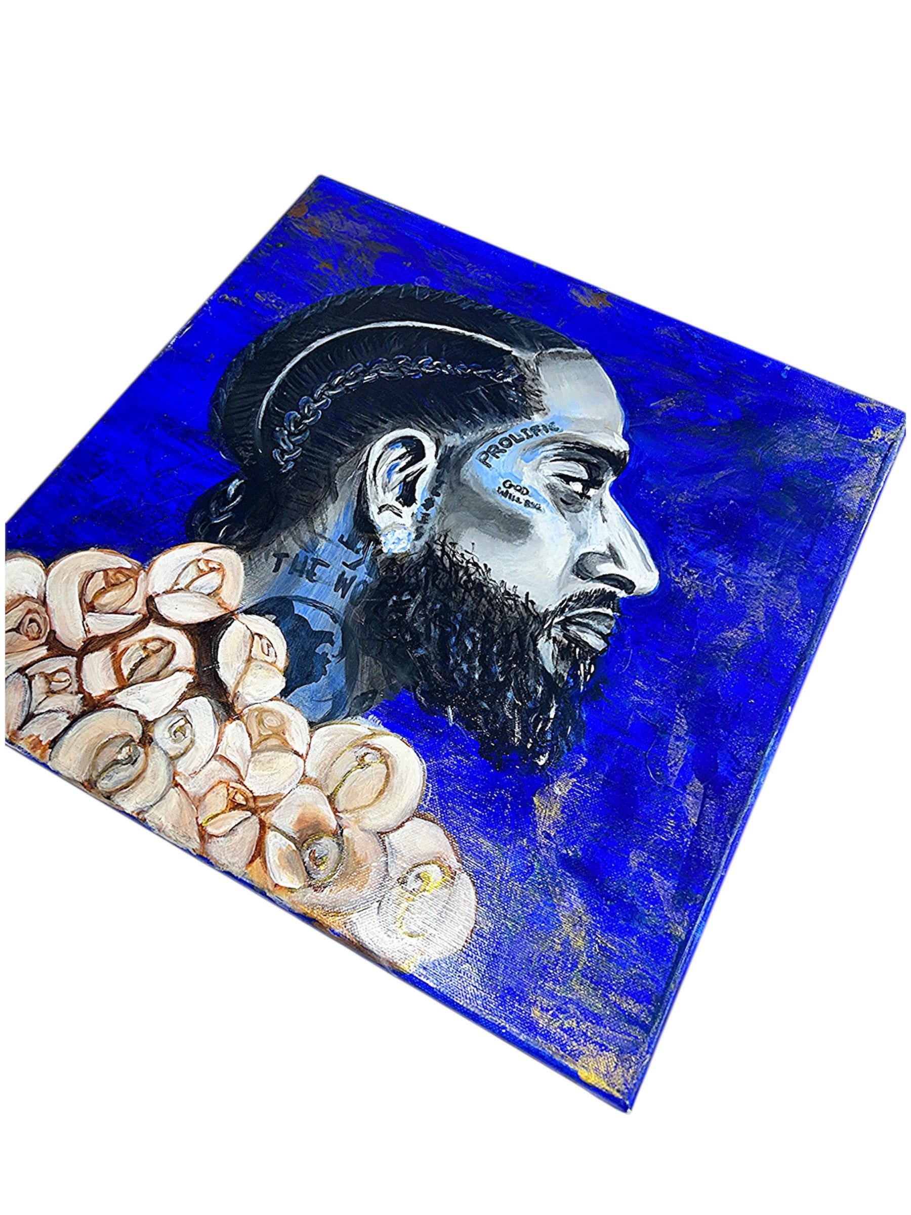 “The Marathon Continues” 14x14 Canvas by Farasha A.C.