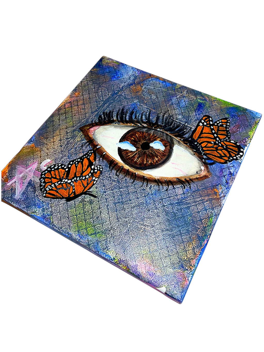 “Clouded Vision” 10x10 Canvas by Farasha A.C.