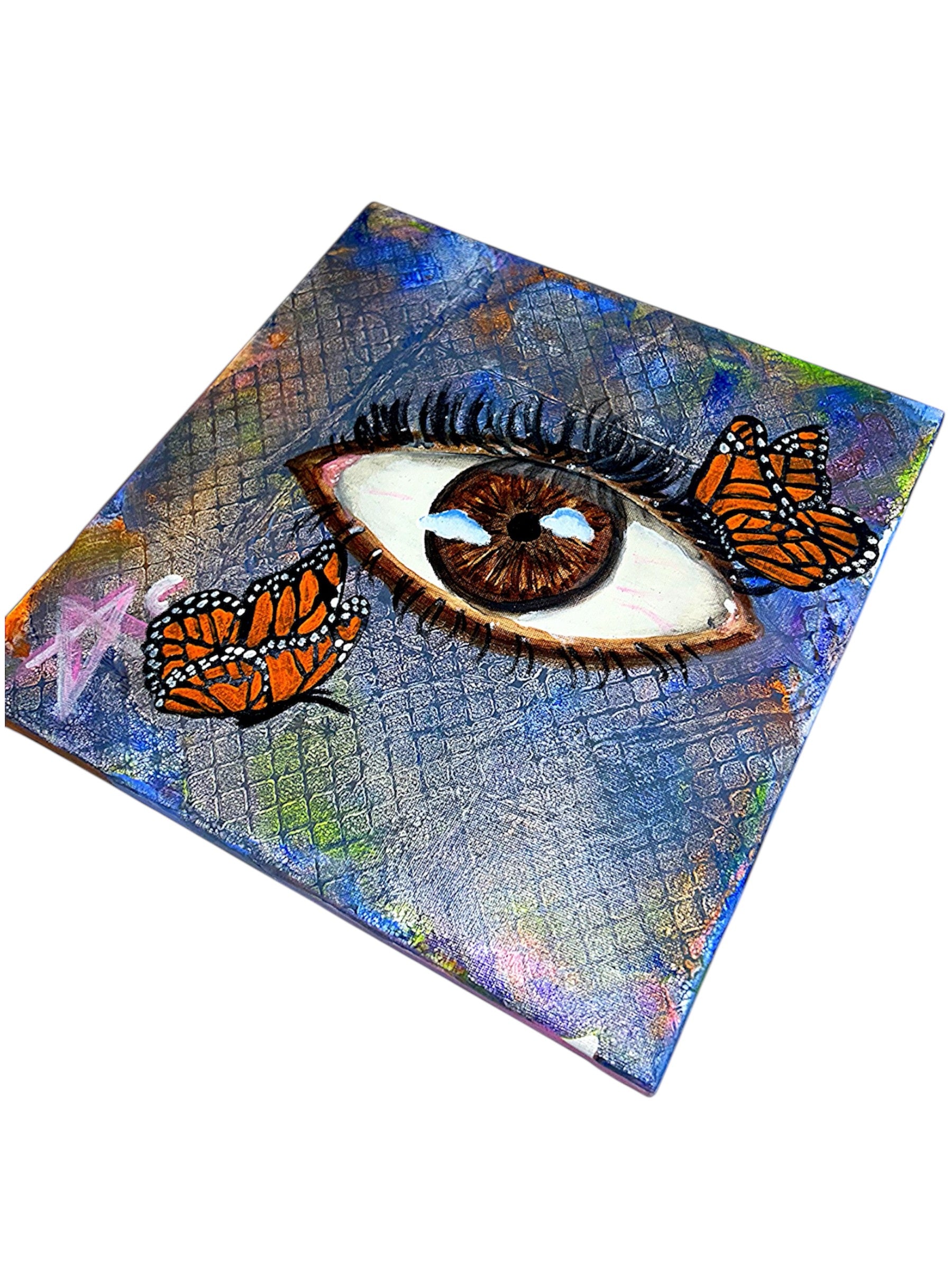 “Clouded Vision” 10x10 Canvas by Farasha A.C.