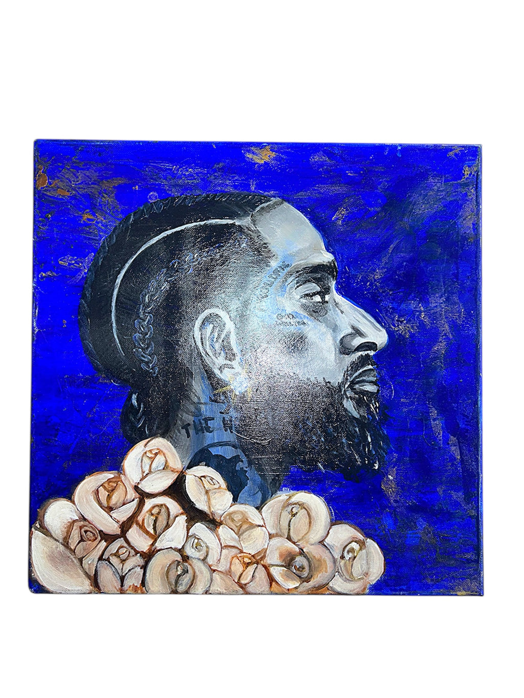 “The Marathon Continues” 14x14 Canvas by Farasha A.C.