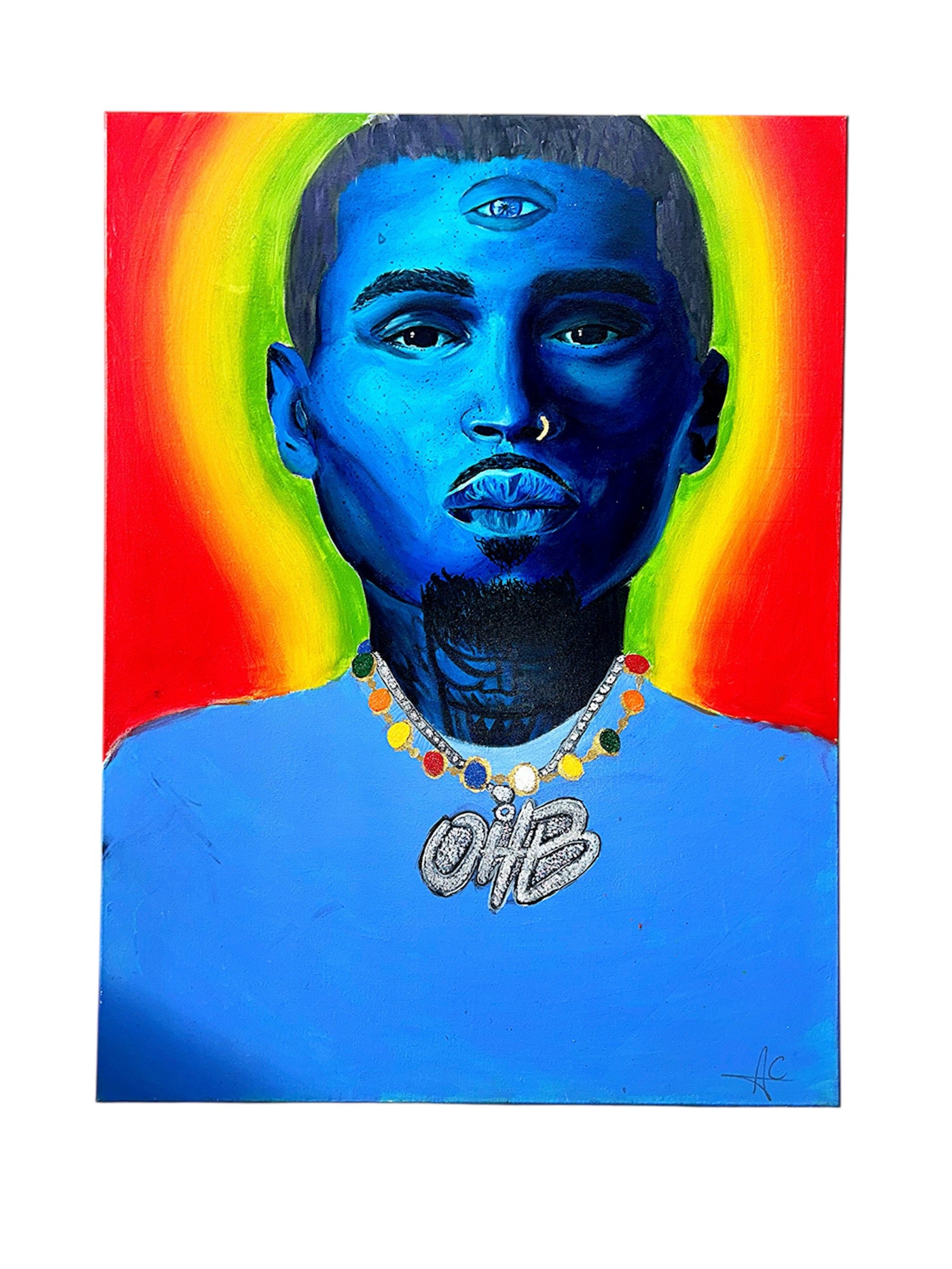 “Indigo” 30x40 Canvas by Farasha A.C.