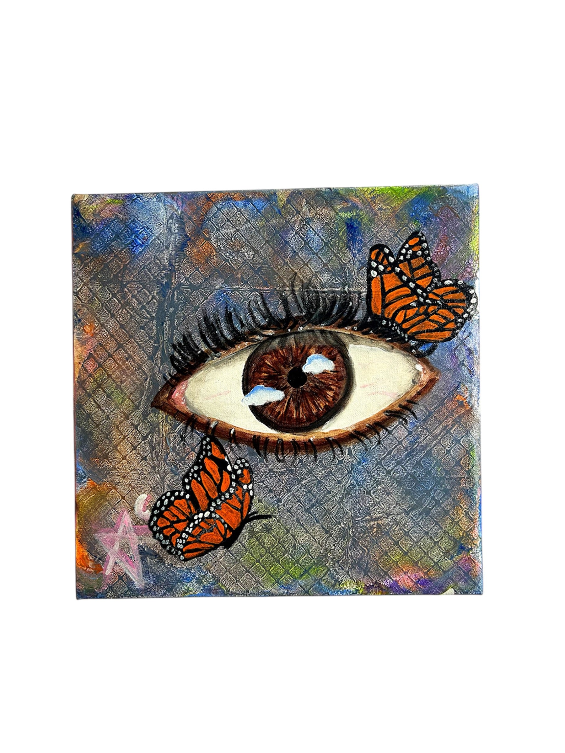 “Clouded Vision” 10x10 Canvas by Farasha A.C.