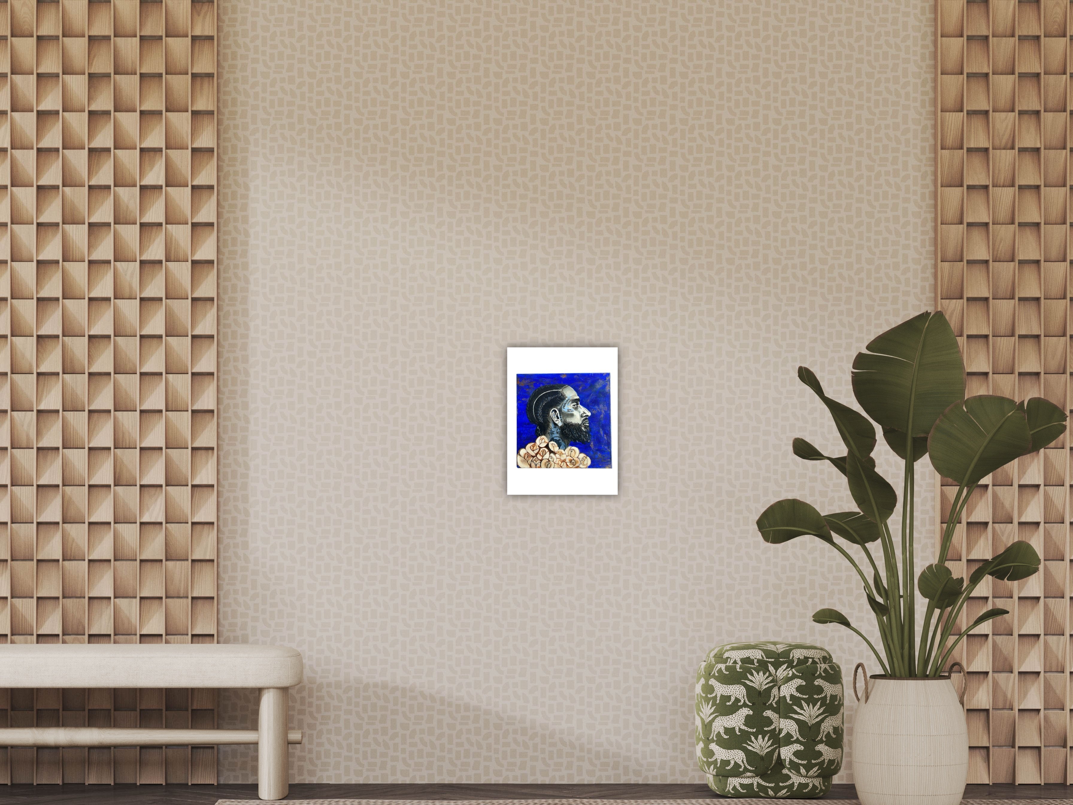 “The Marathon Continues” 14x14 Canvas by Farasha A.C.