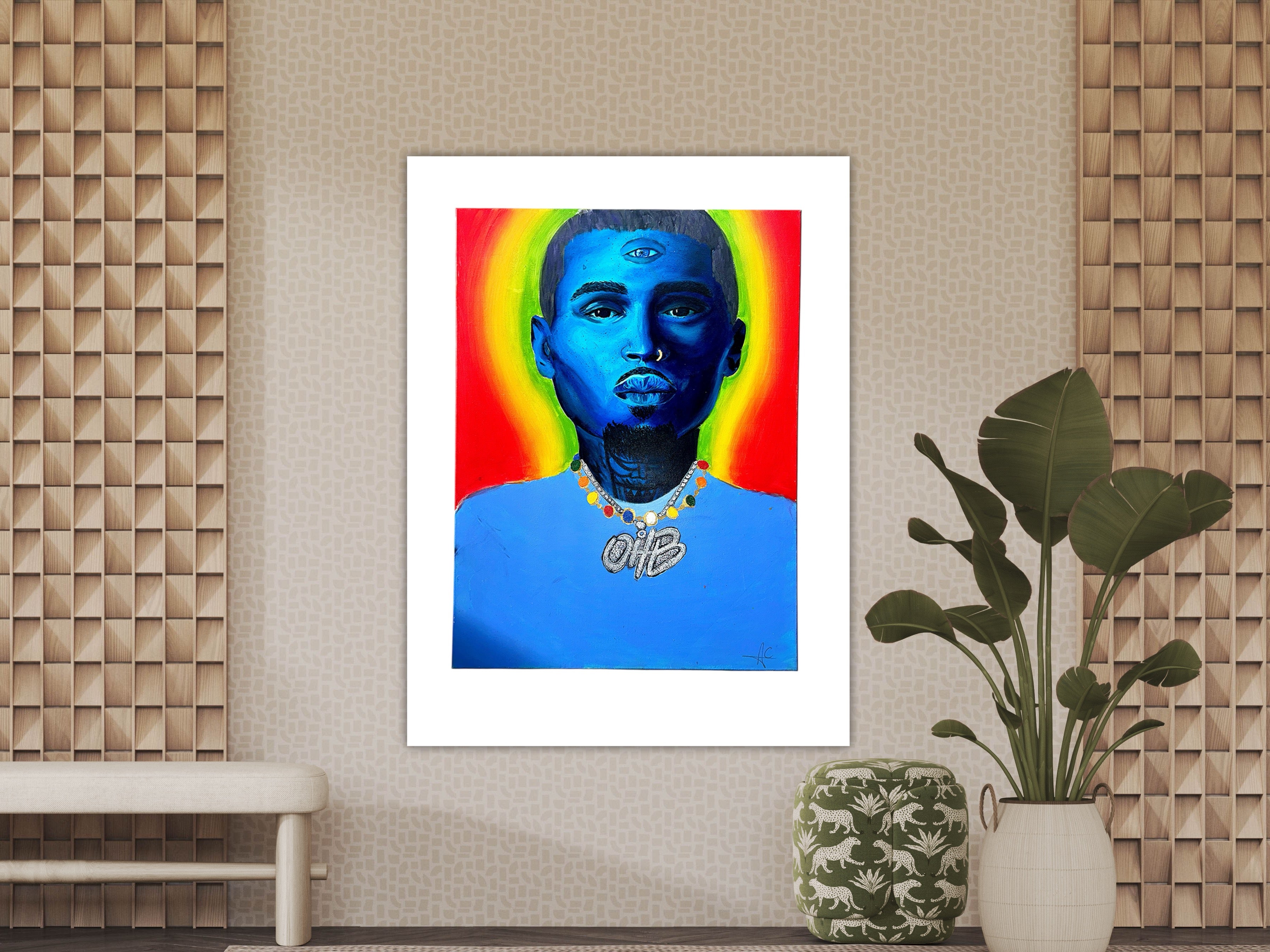 “Indigo” 30x40 Canvas by Farasha A.C.