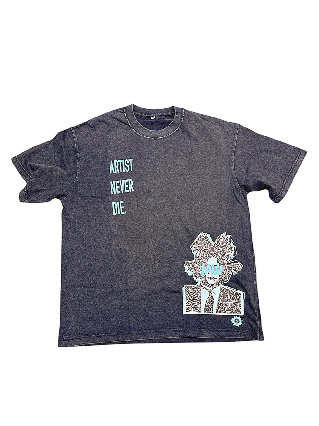 Artist Never Die Acid Wash T-Shirt