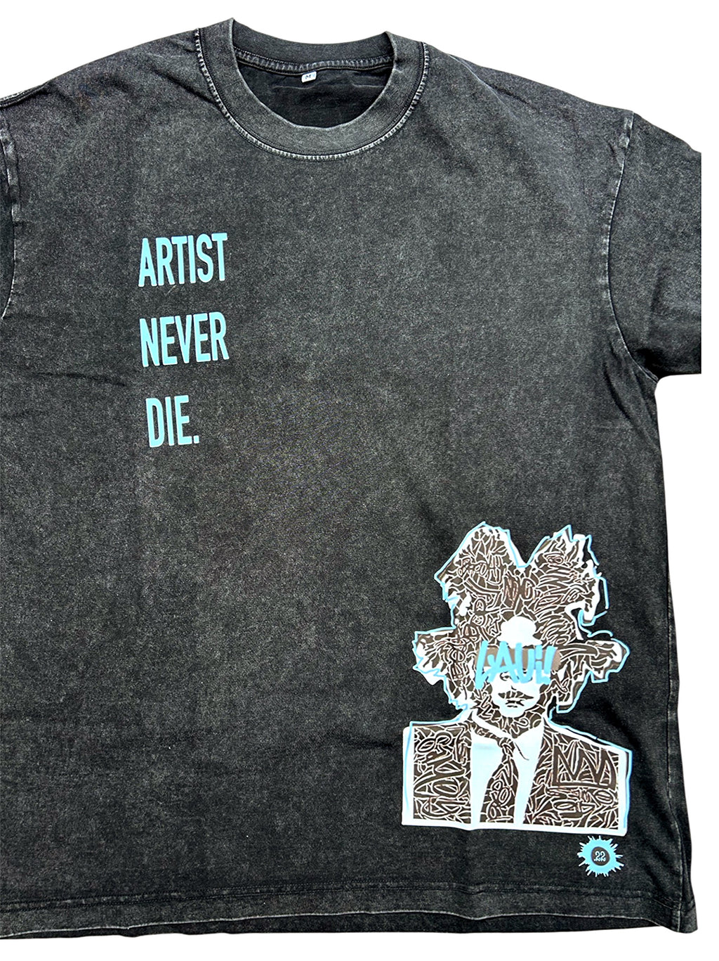 Artist Never Die Acid Wash T-Shirt